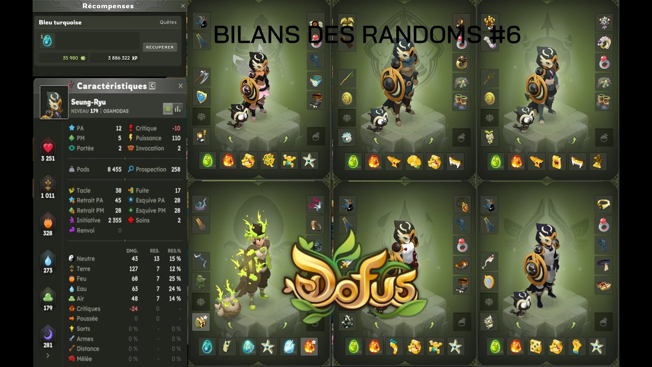Les Randoms #6 Présentations des stuffs 170 de la T2 et Steamer 200