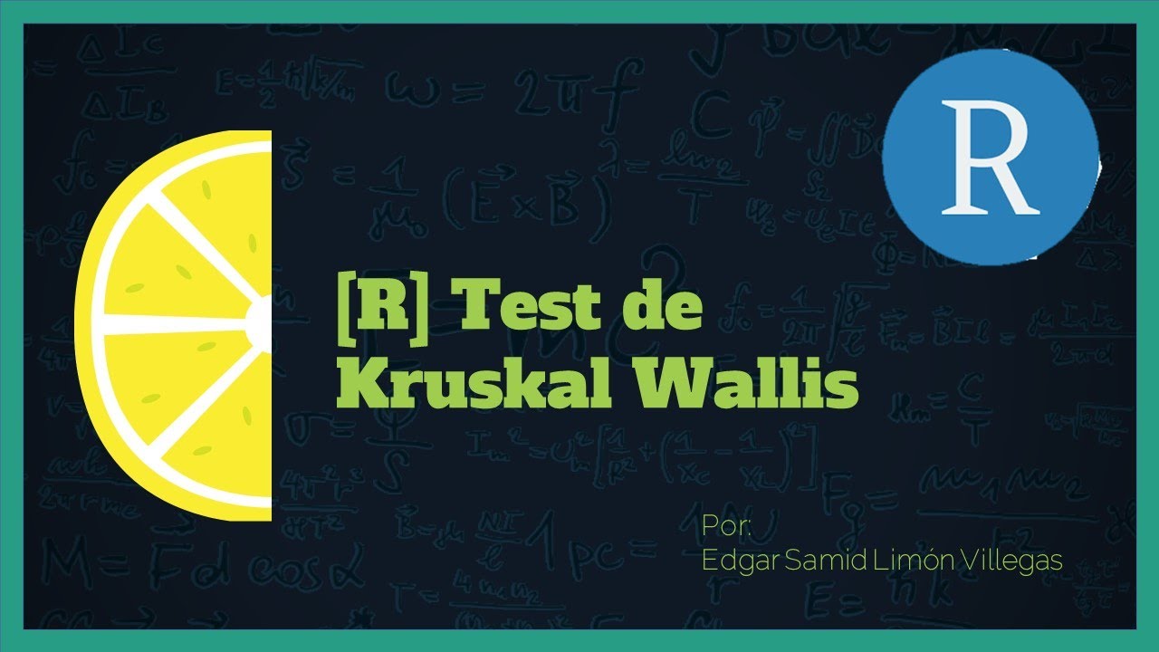Test de Kruskal Wallis en R-Studio