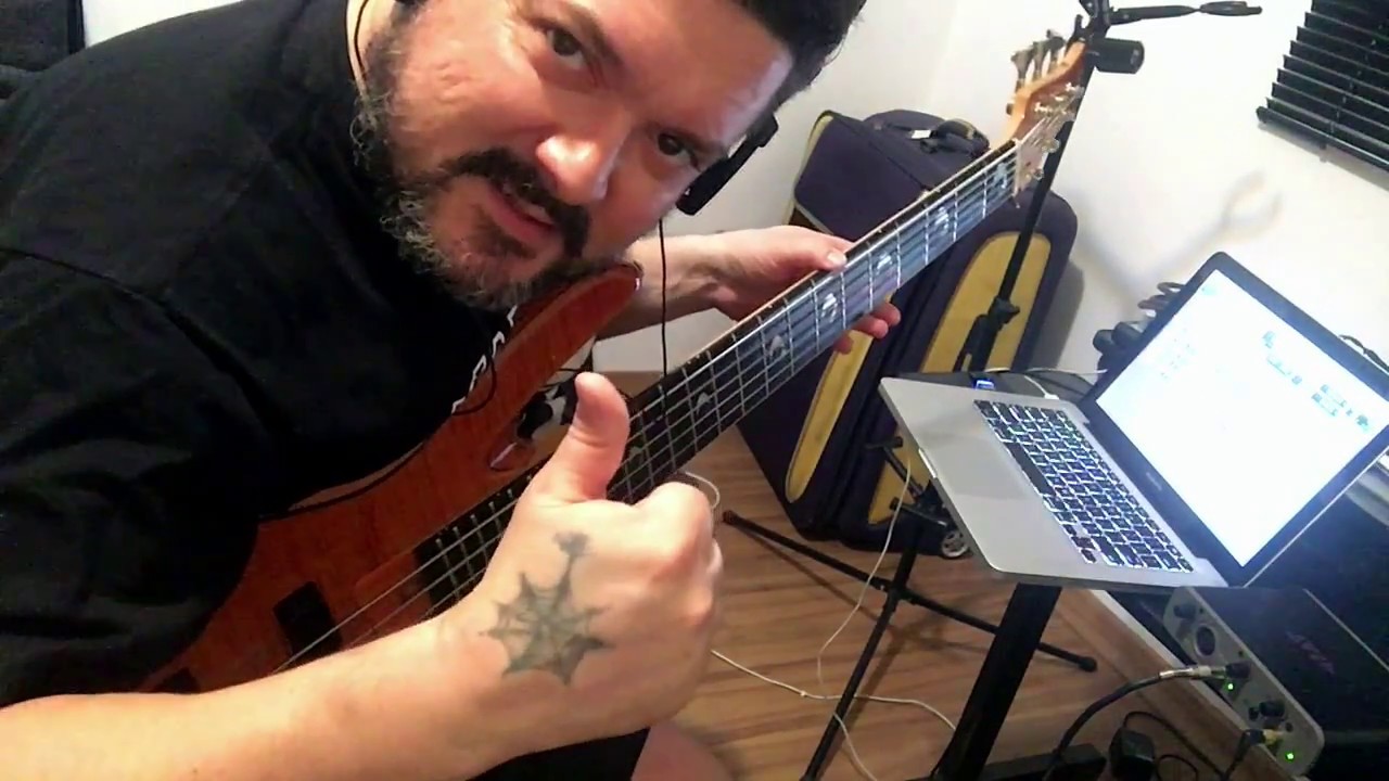 Gravação de contrabaixo - Samba-Rock com Beethovinho