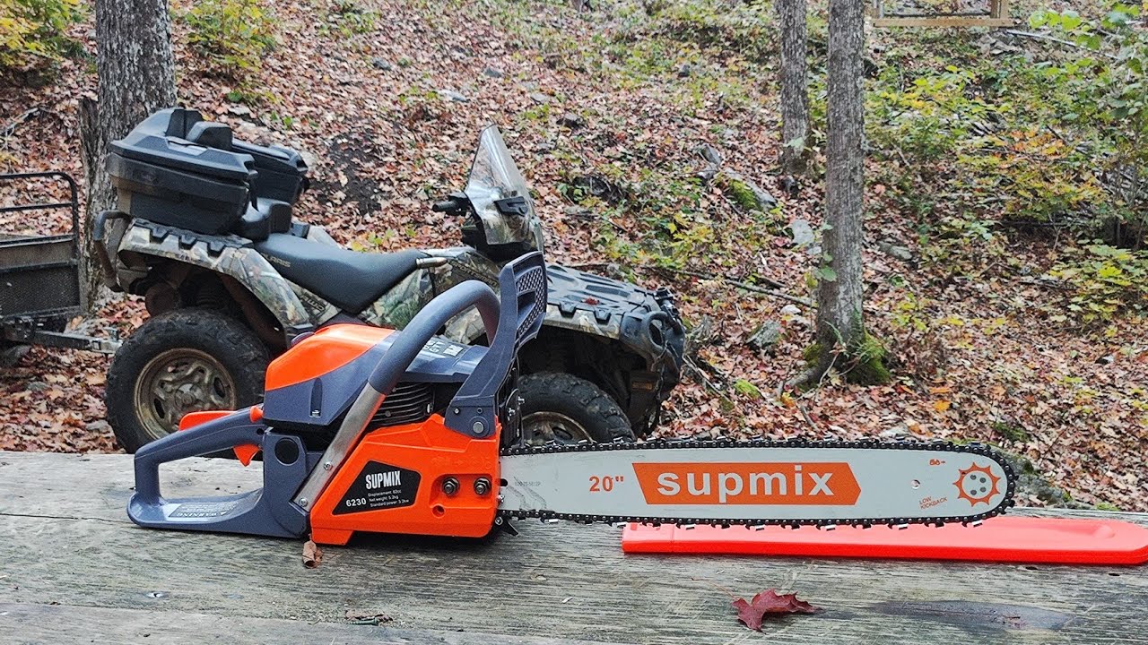 Supmix 62 cc Chainsaw (20 inch Bar) - Set up and my initial thoughts of the saw up at the cabin