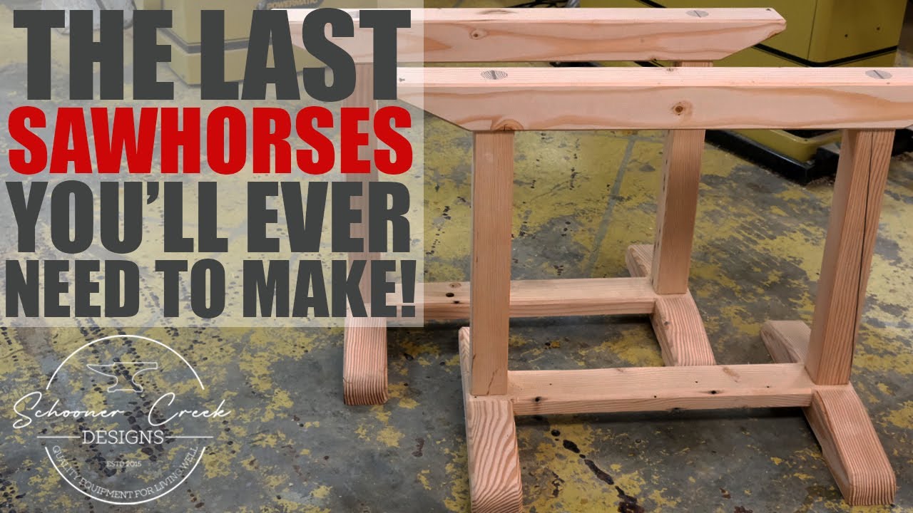 How To: The Last Sawhorses You'll Ever Need to Make!