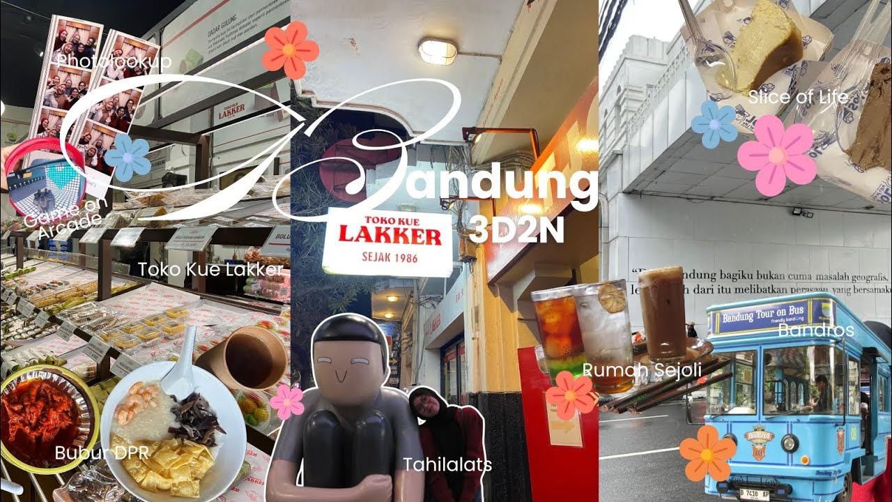 3 hari 2 malam di Bandung kemana aja ya? Braga, Pasar Cihapit, Game on Arcade?! and many moreee!! 🧶🌸