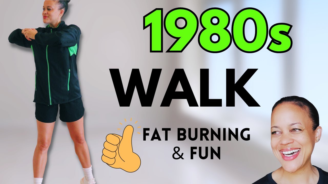 20 min💕 Easy Cardio Walk Routine 🙌 1980s Remix 🔥 Low Impact Fat Burn 🔥 Good for Beginners [FUN]