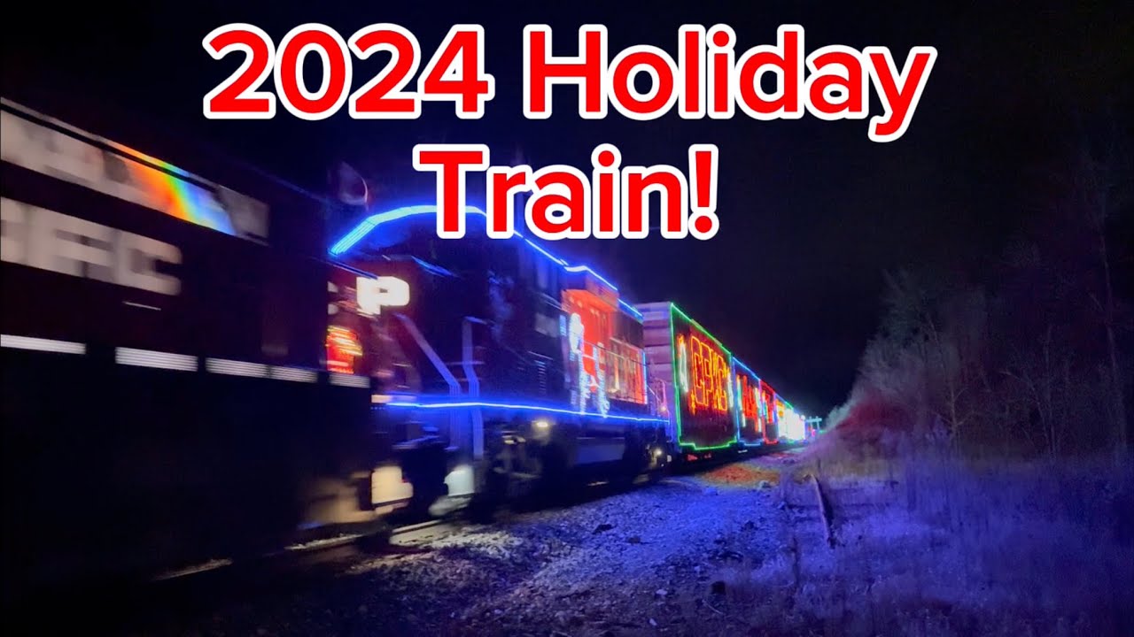 Chasing The 2024 CPKC Holiday Train From Lisgar To Campbellville. 11/23/2024.