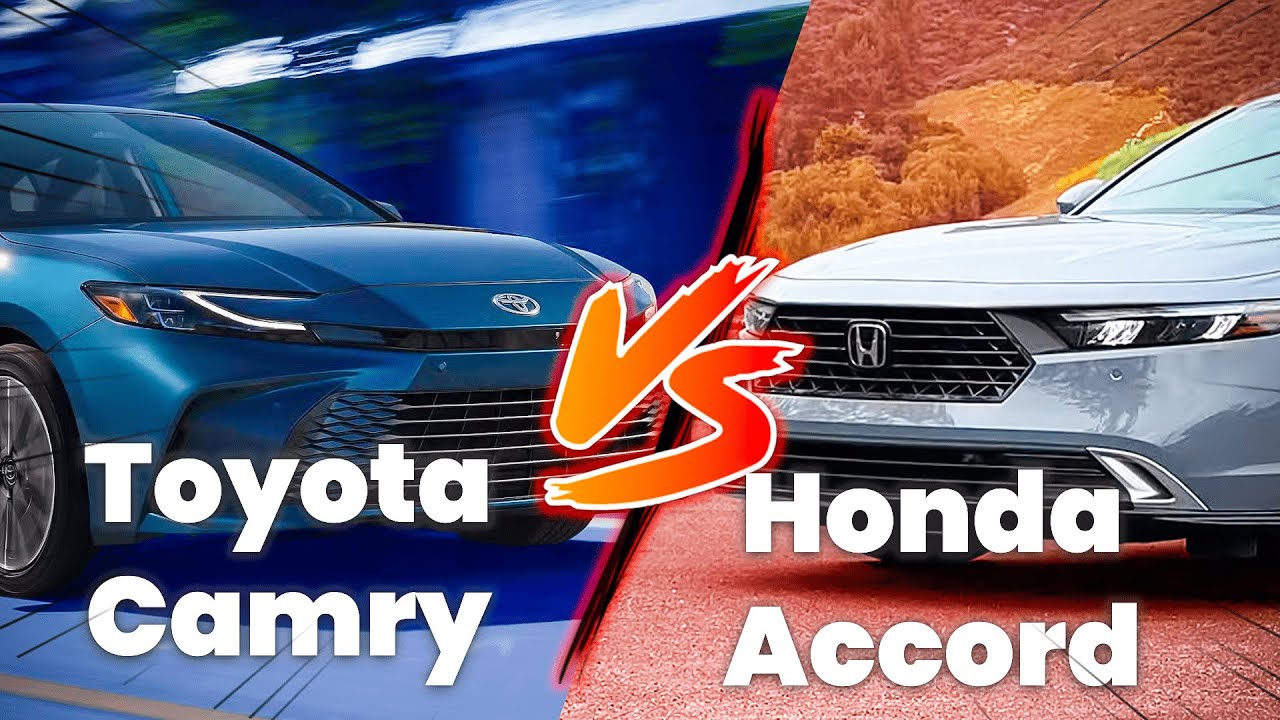 Toyota Camry 2025 против Honda Accord | Решающее противостояние среднеразмерных седанов