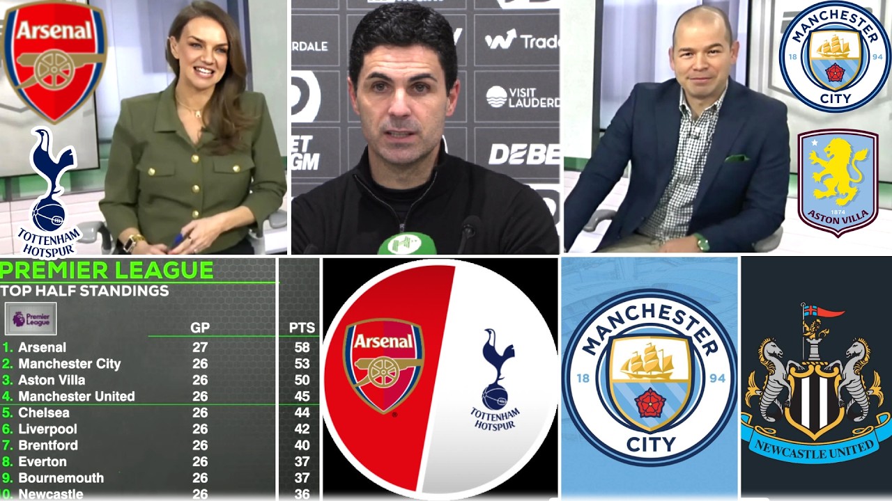 Arsenal in danger! Could Manchester City take the lead? 😱 The table could change now! 🔥