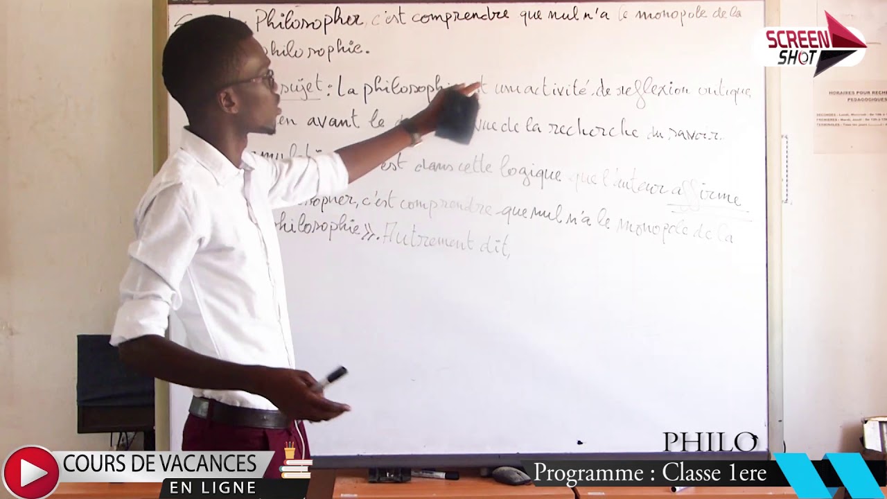 Dissertation Philosophique : Exercice d'application