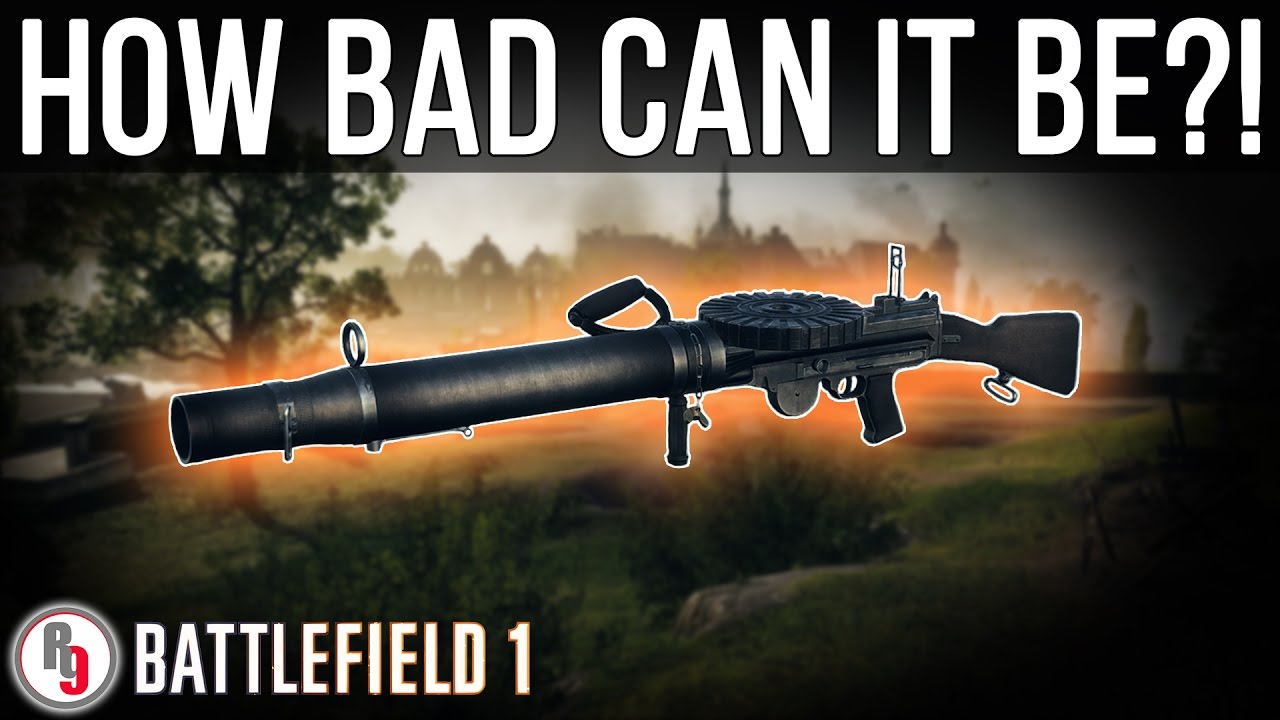 Самый непопулярный пулемет в Battlefield 1?