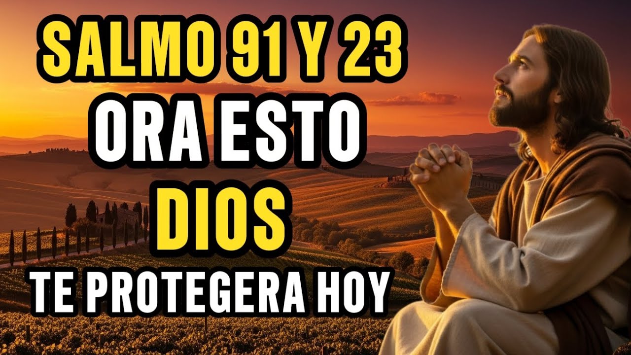 Oración de la Mañana 🙏💫 | Entrégale tu día a Dios y Él te protegerá (Salmos 91 y 23)