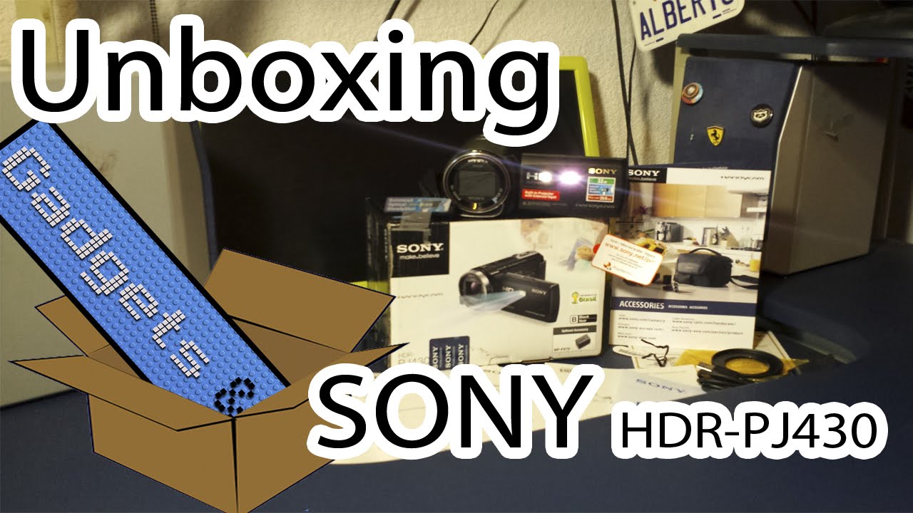 Unboxing SONY HDR-PJ430V