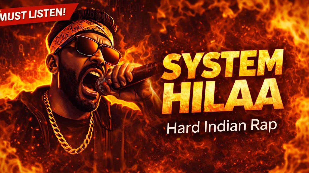 HARD INDIAN RAP 🔥 | System Hila | AI Rap Song | RaagX AI Official  
