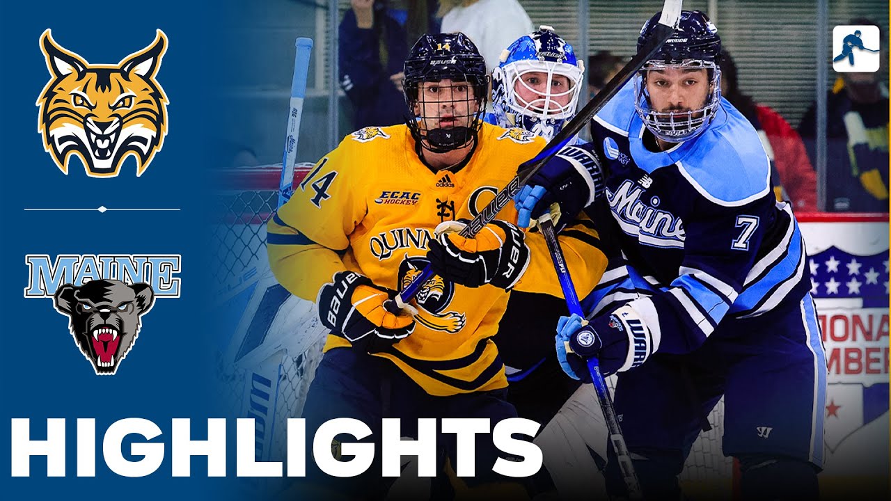 Quinnipiac vs Maine | NCAA College Hockey | Highlights - October 17, 2025