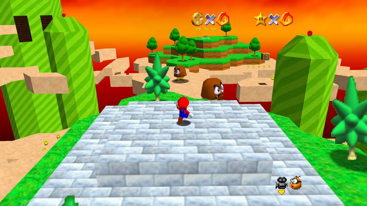 2 - Skyline Sunset by Knuckles96 - Mario Builder 64