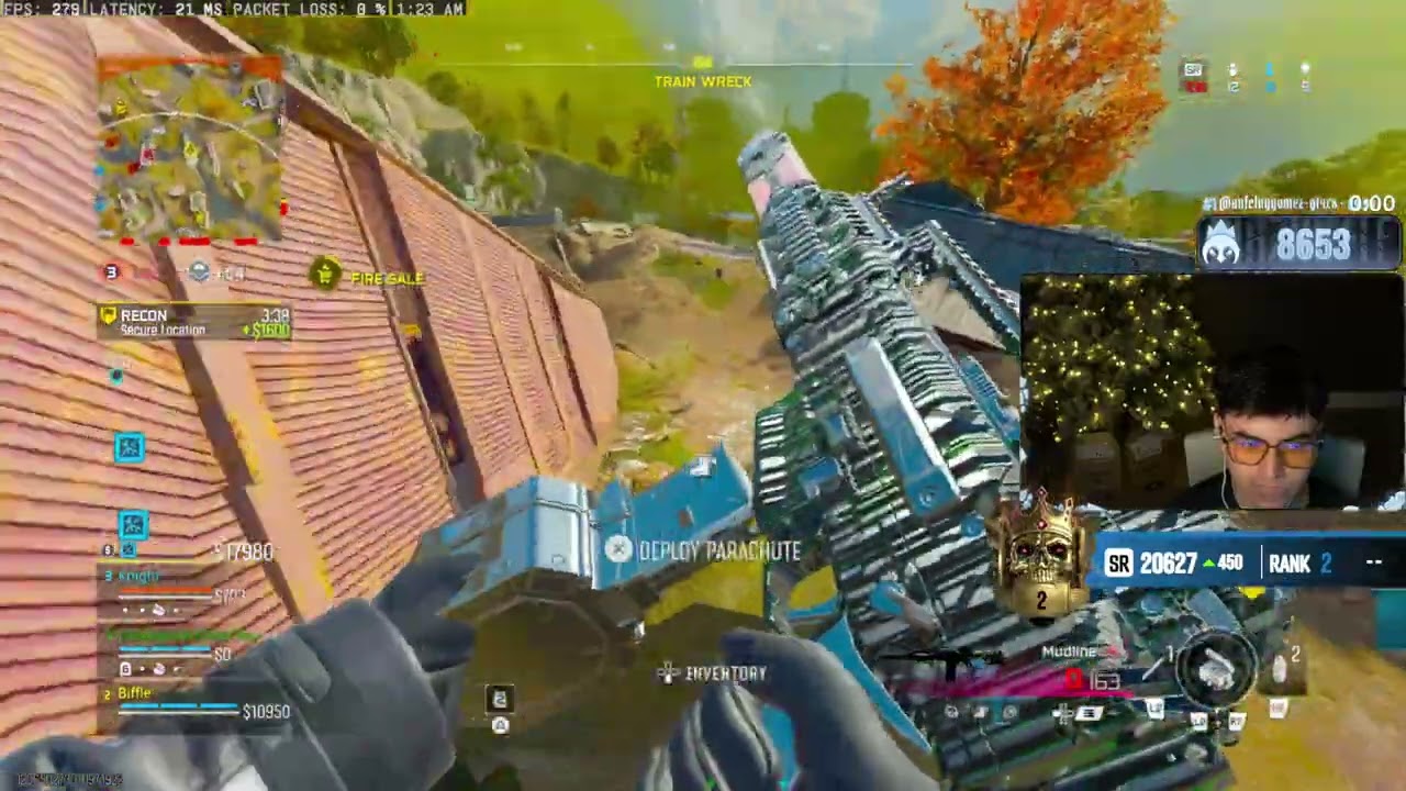 Biffle демонстрирует разницу в уровне мастерства между ЧЕМПИОНОМ Warzone и игроком высокого уровня.