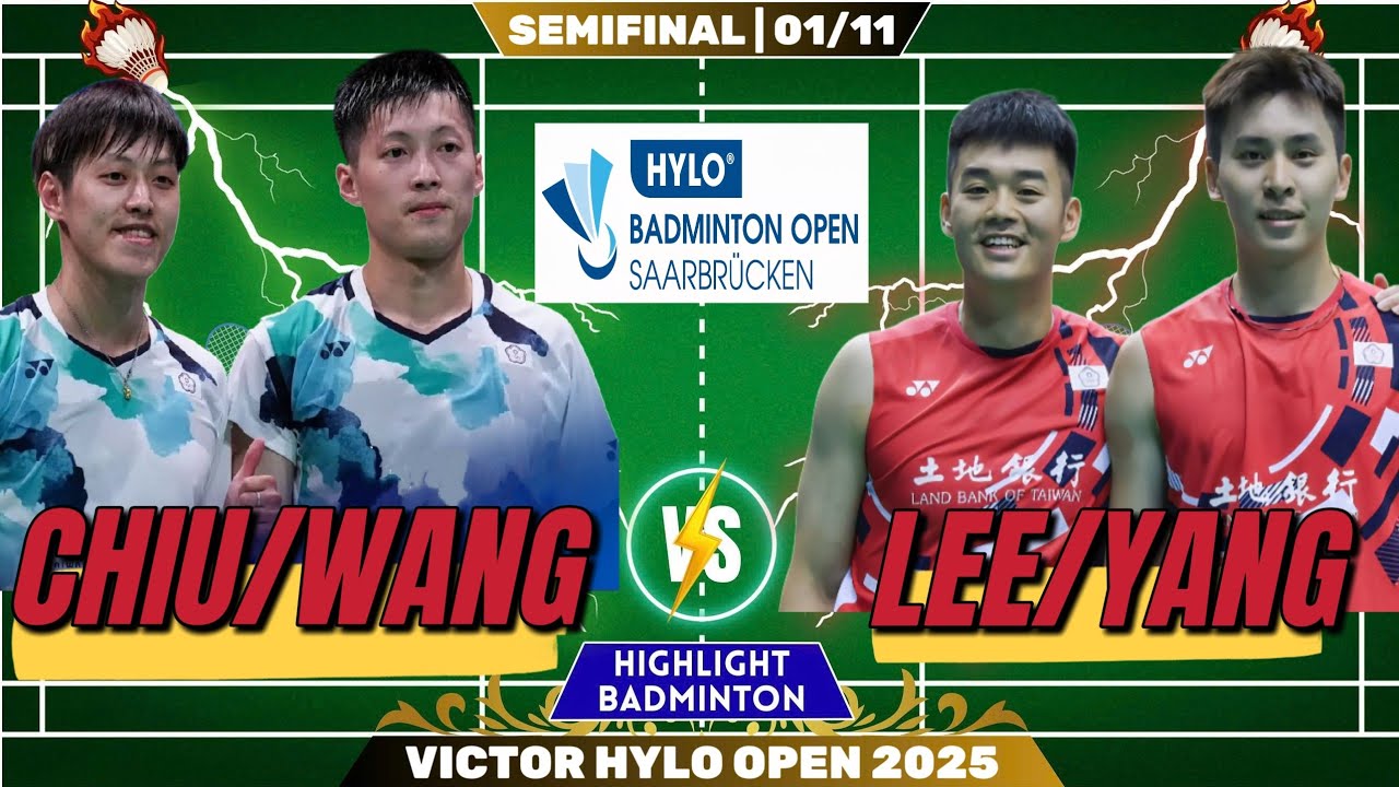 🔥 SO DRAMASIC 🔥 CHIU/WANG 🇹🇼 vs LEE/YANG 🇹🇼 | SF Victor Hylo Open 2025 | HD QUALITY 1080p
