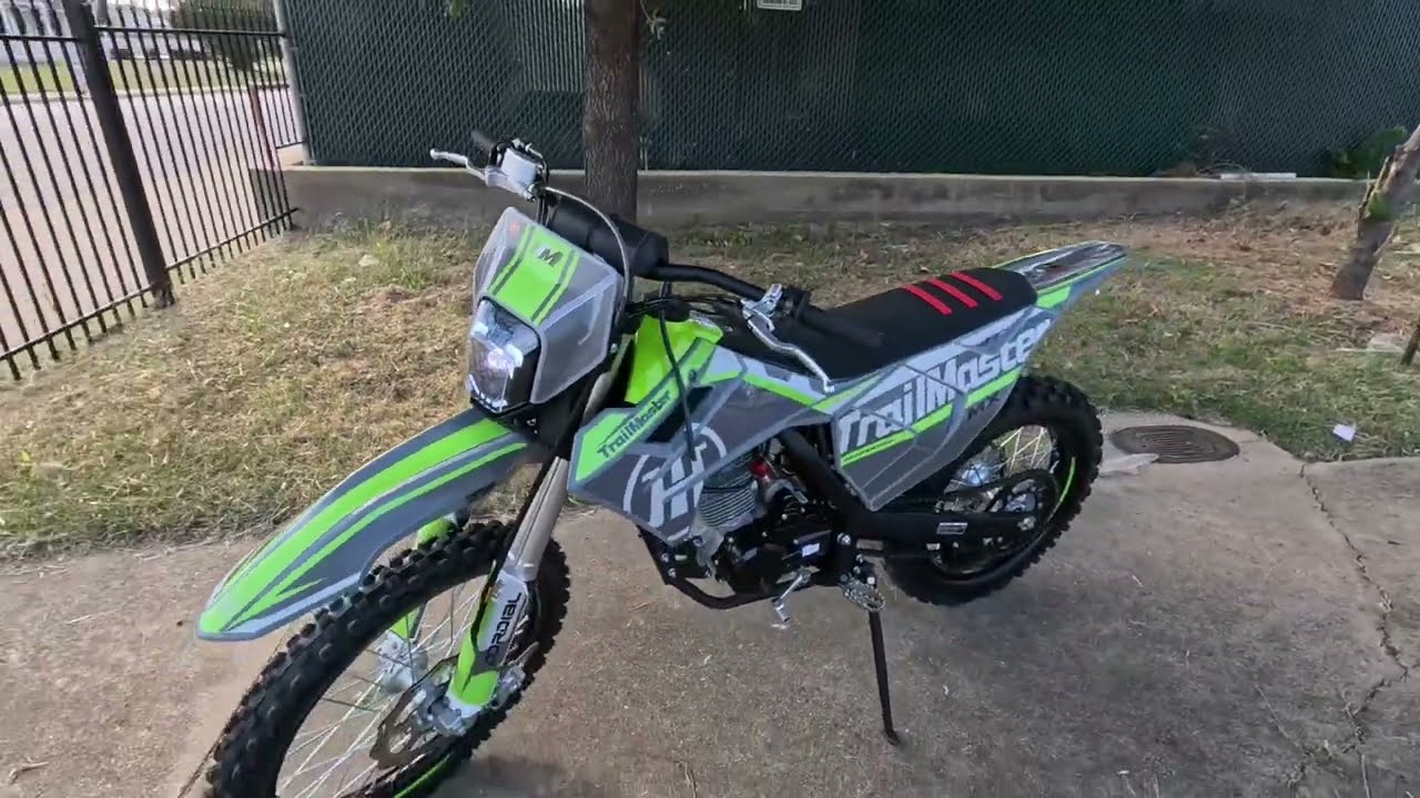 Краткий обзор кроссового мотоцикла TrailMaster JHL TM MX250