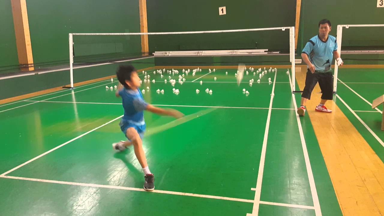 Galva s badminton forehand safety training