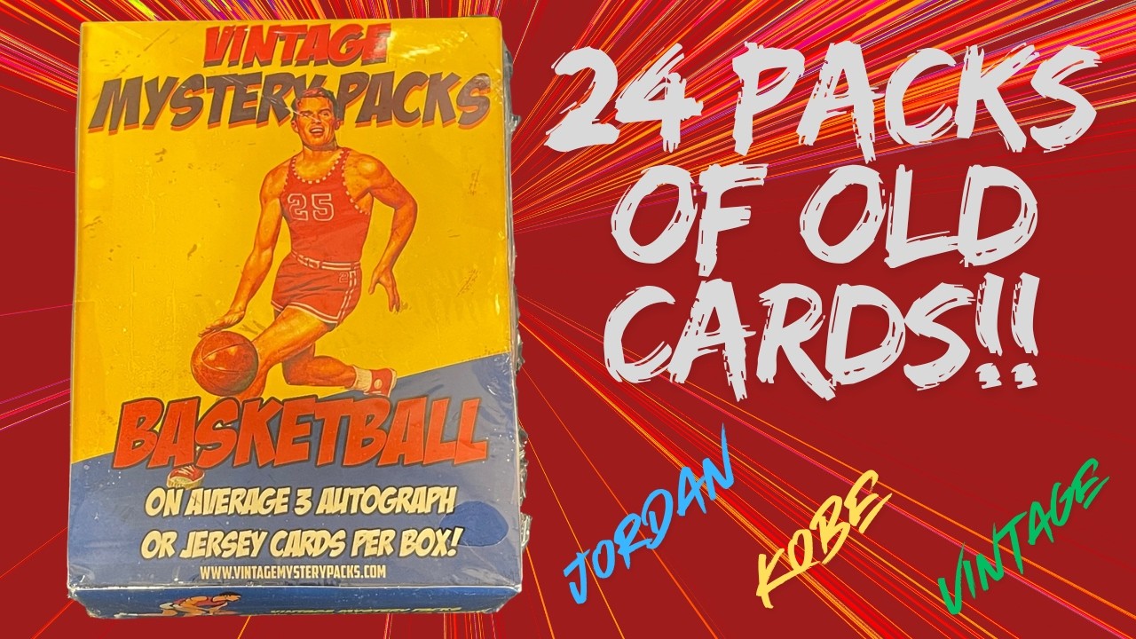 Opening Vintage Mystery Packs WE PULLED SOME COOL CARDS!