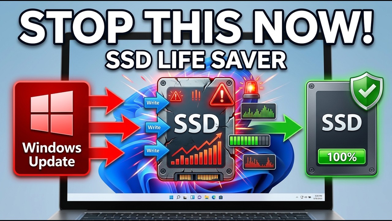Как предотвратить негативное влияние обновлений Windows на состояние вашего SSD-накопителя (руков...