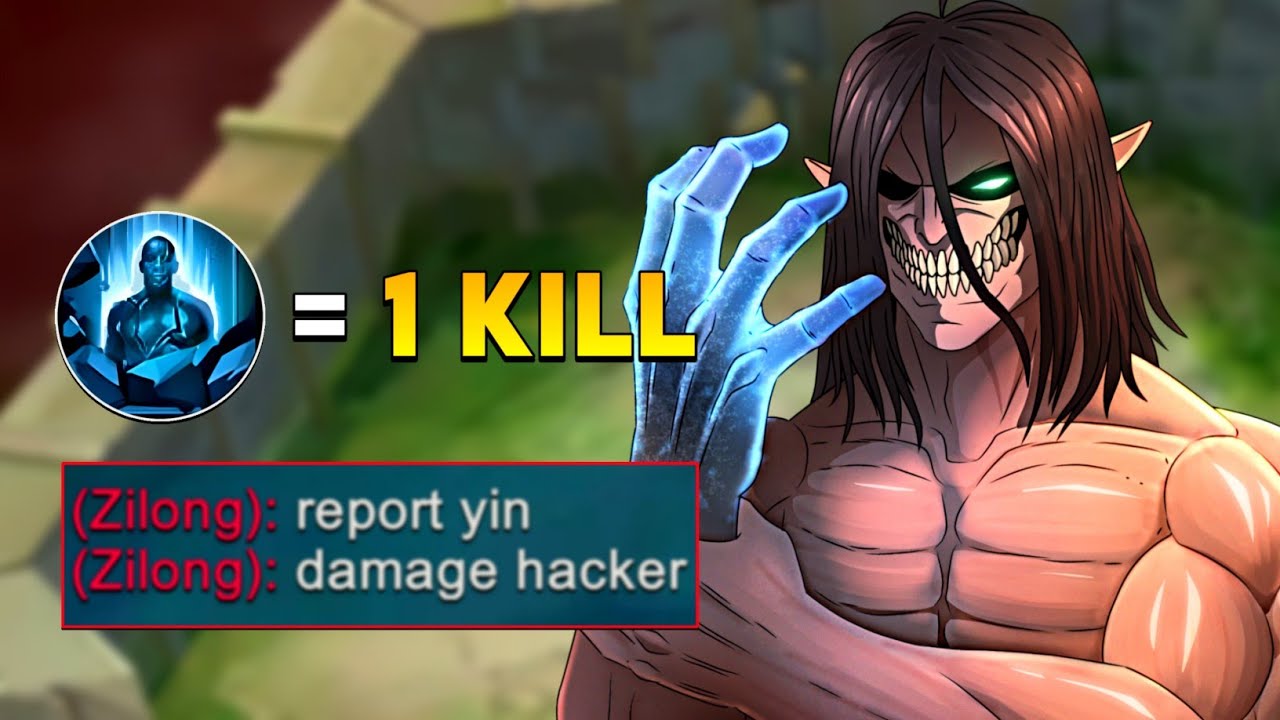 EREN TITAN HARDENING PETRIFY = 1 KILL!! THEY THINK I'M USING CHEAT!🔥