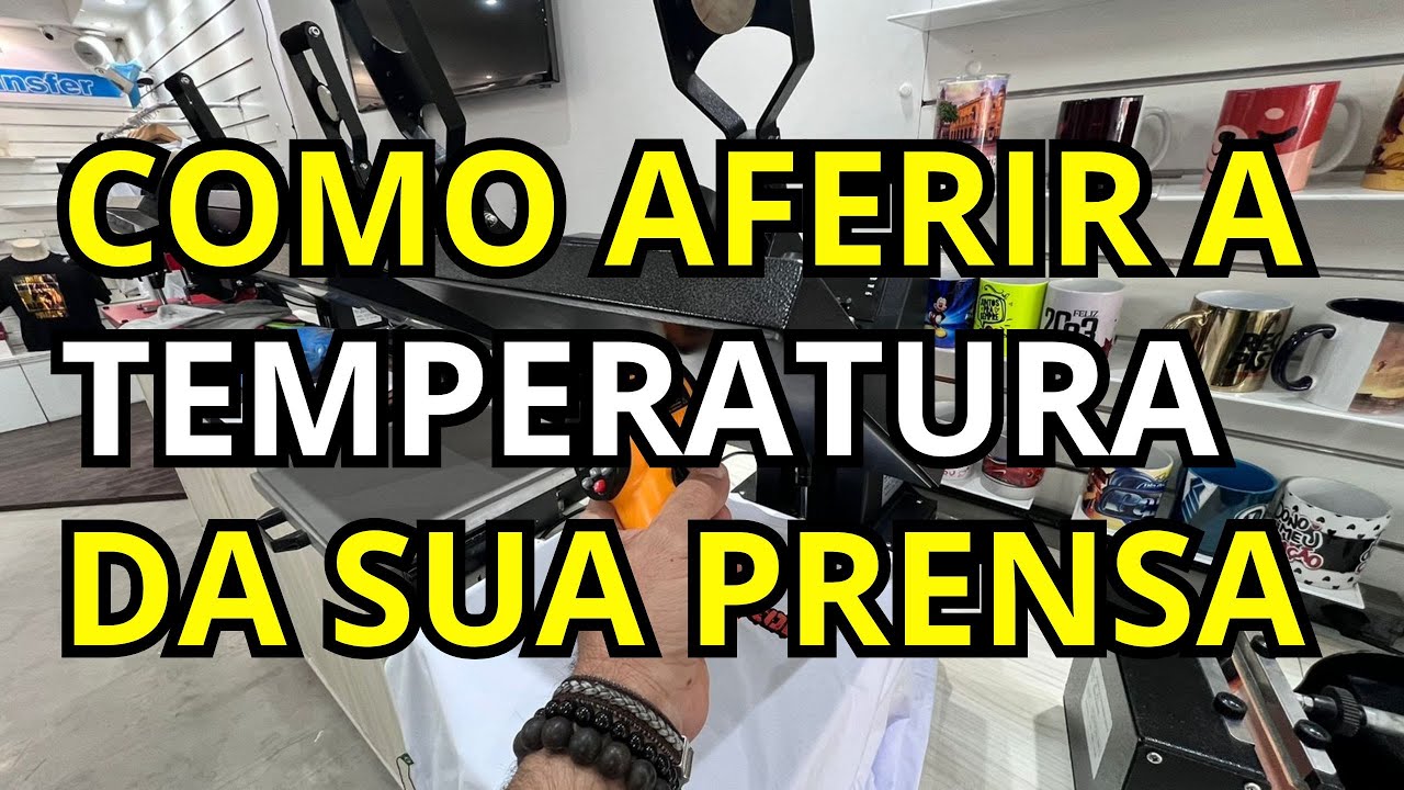 COMO AFERIR A TEMPERATURA DA SUA PRENSA?