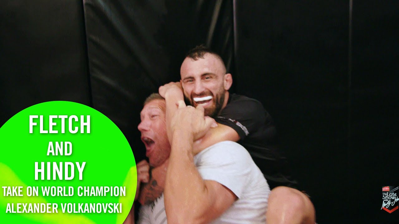 Fletch & Hindy take on WORLD CHAMPION Alexander Volkanovski | The Late Show
