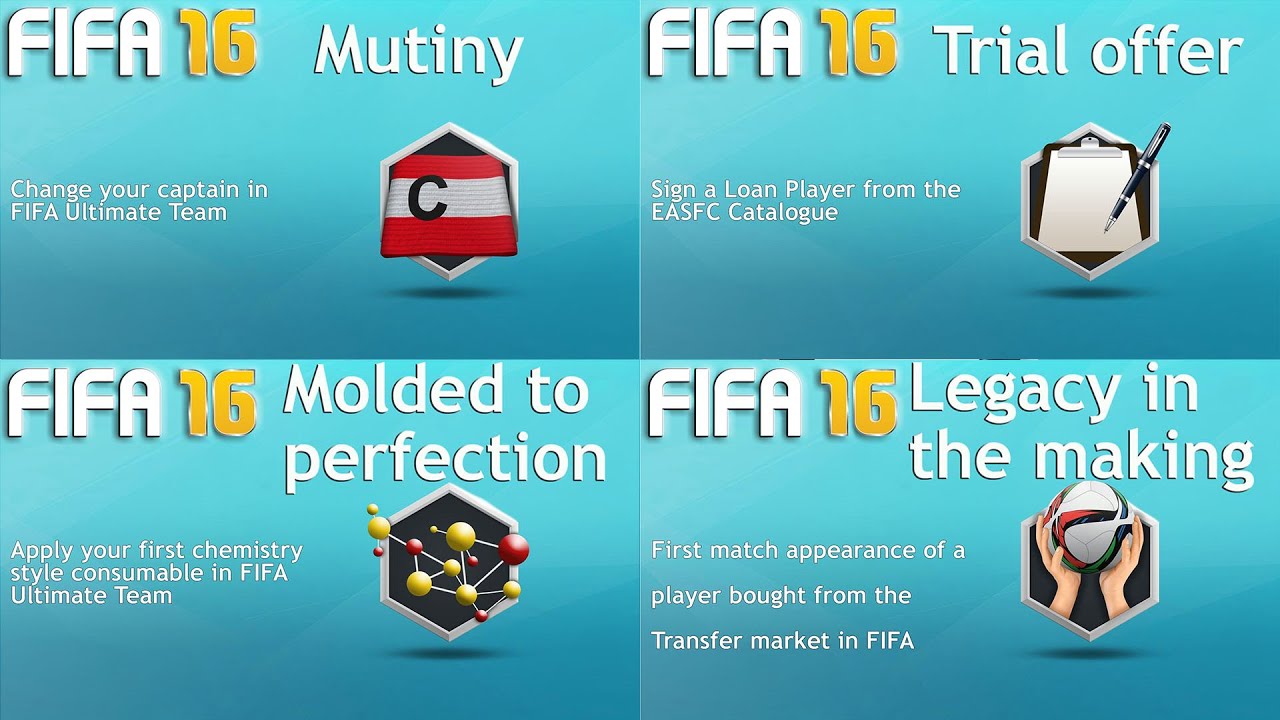 FIFA 16  FUT ACHIEVEMENTS
