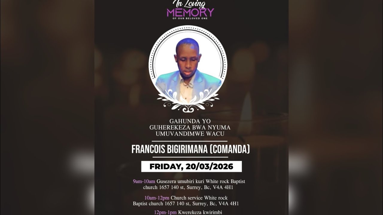 UMUHANGO WO GUSEZERA UMUVANDIMWE WADUSEZE BIGIRIMANA FRANÇOIS 