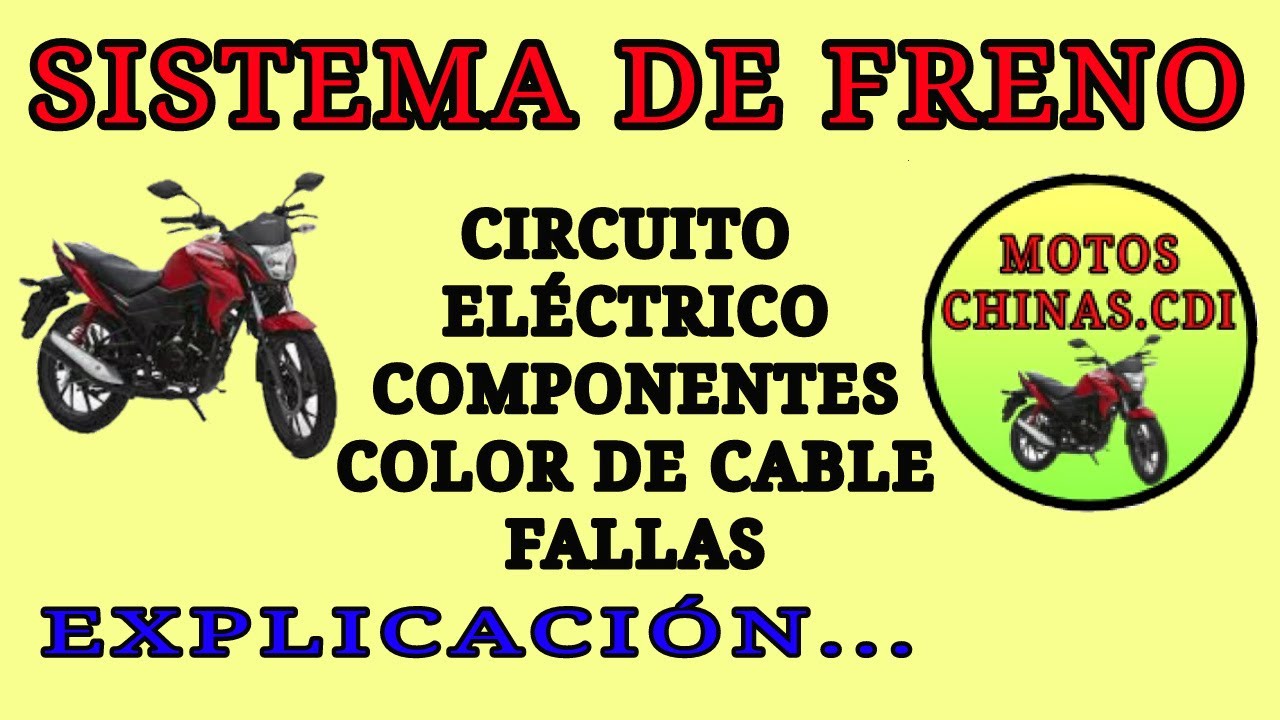 EXPLICACIÓN  ESQUEMA ELÉCTRICO DE FRENO