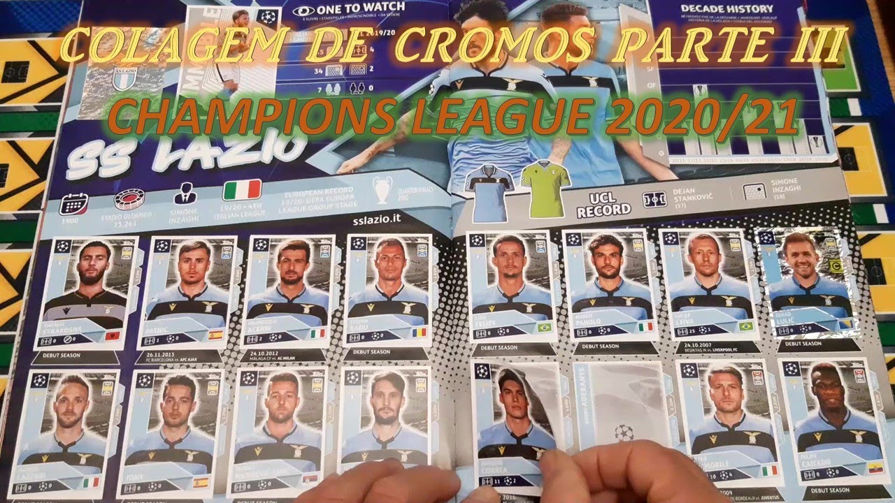 COLAGEM DE CROMOS DA COLEÇÃO  DA TOPPS CHAMPIONS LEAGUE / PARTE III/