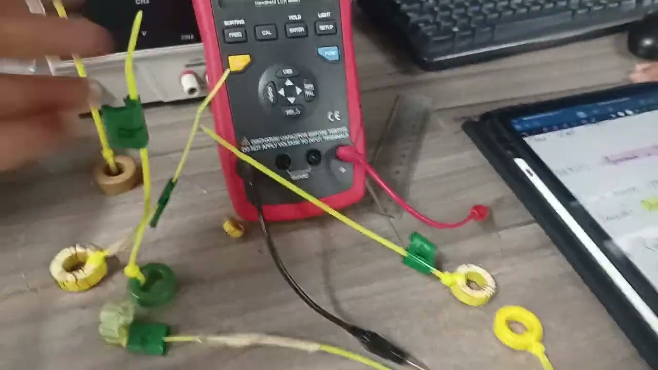 Construcción de una bobina de cualquier valor y a cualquier frecuencia experimental