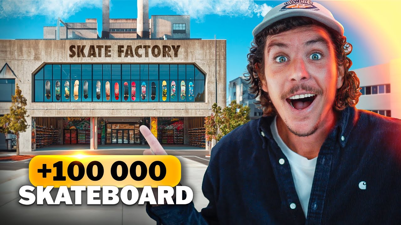 Comment fabrique-t-on un Skateboard ? Visite guidée d'une Usine de Skate 🤩