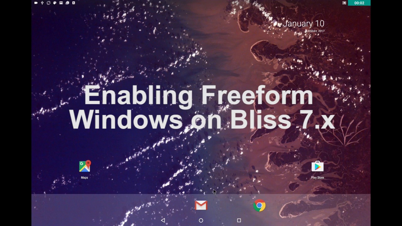 How To use Taskbar on Bliss-x86 n7.1.x