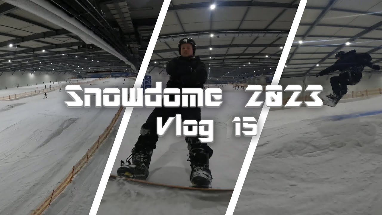 Erstes Mal Snowboard fahren, Fails, Jumps, 180°´s | Snowdome Bispingen 2023 | VLOG 15 | DE