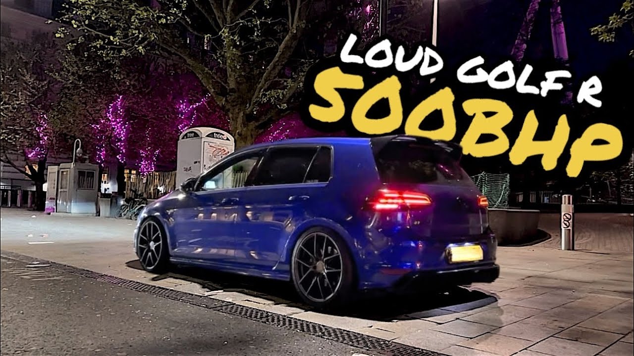 500BHP GOLF R TERRORISING LONDON STREETS WITH A LOUD EXHAUST *VERY LOUD*