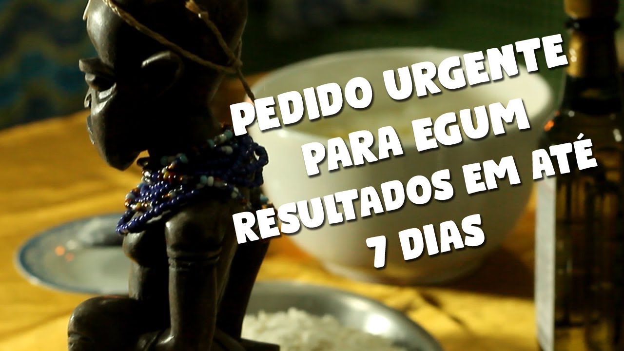 Pedido urgente para egum RESULTADO EM 7 DIAS