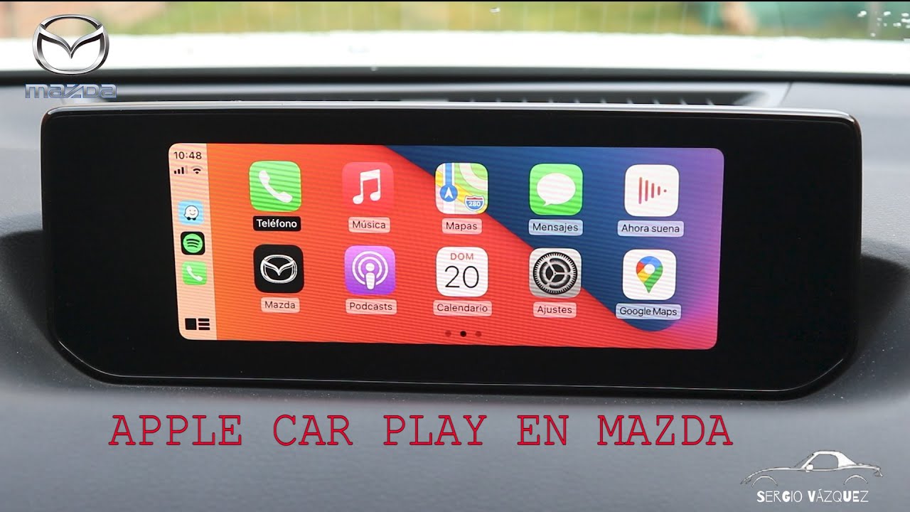 TUTORIAL APPLE CAR PLAY EN MAZDA 7 GENERACION / REVIEW - EN DETALLE - PASO A PASO