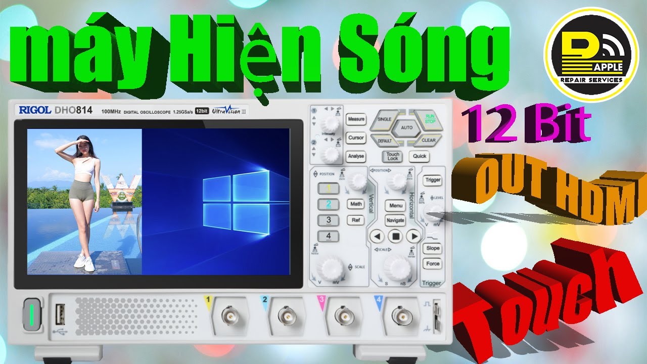 Review M&aacute;y Hiện S&oacute;ng 12 Bit, C&oacute; Cảm Ứng  Gi&aacute; Rẻ Nhất Của Rigol || Ph&uacute; Apple ||