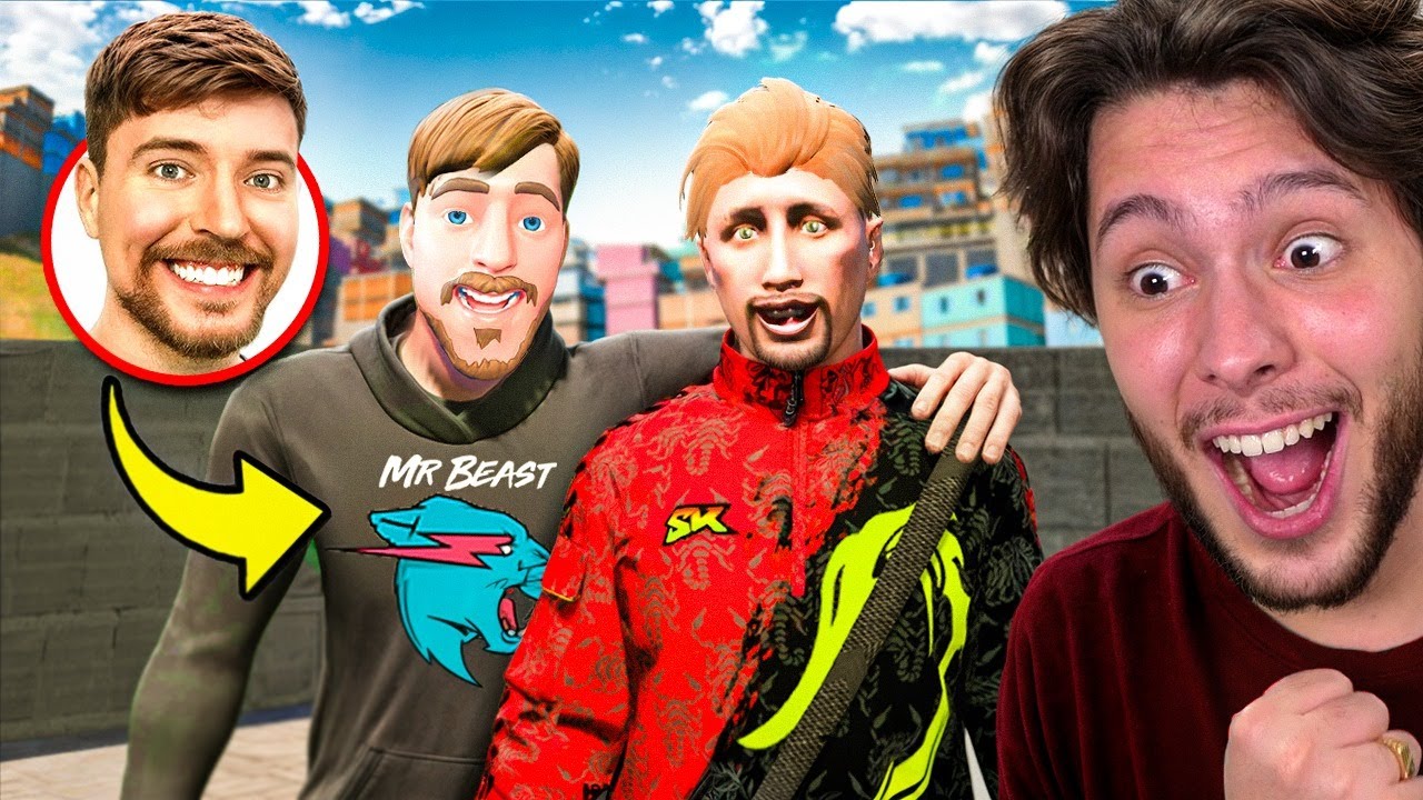 JOGANDO GTA RP com o MR BEAST!!