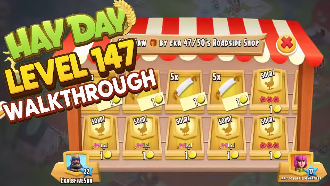 Hayday : walkthroughs Gameplay  ❄️ Farm Decoration | Fresh Starts Fair Event | Level 147 🔥 #hayday