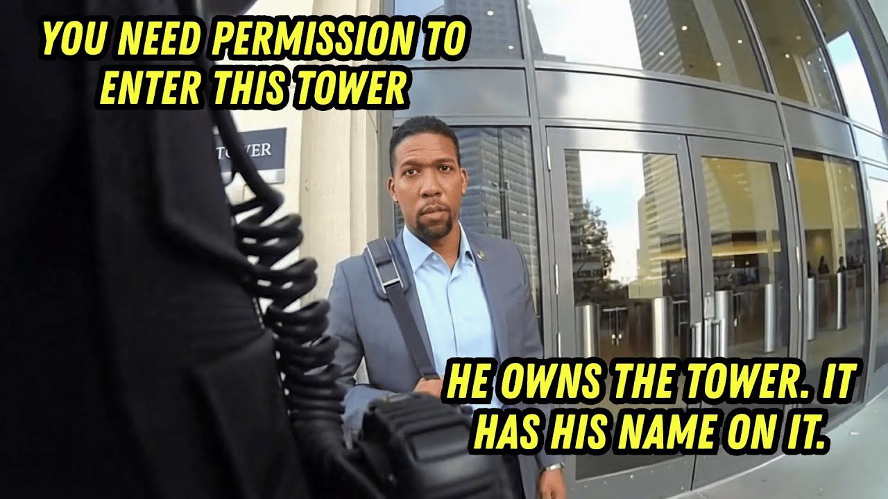 Officer Stops Man Entering Office — He Owns The Tower, $21 4M