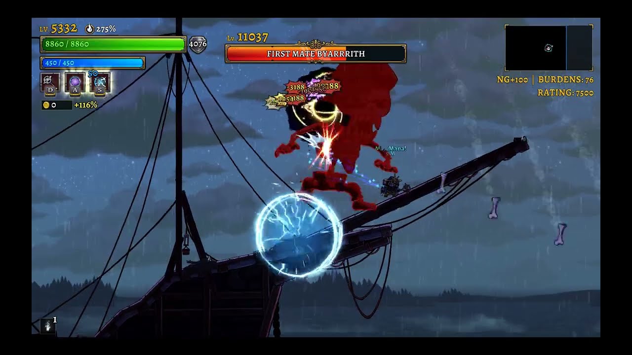 Rogue Legacy 2 - NG+100 - Full Burden - Full House Rules - Prime Skeleton Void Beasts