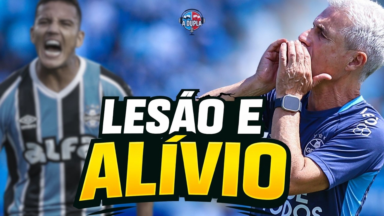 🔵⚫️ Diário do Grêmio KTO: lesão na zaga | vaga liberada | decisão da Libra