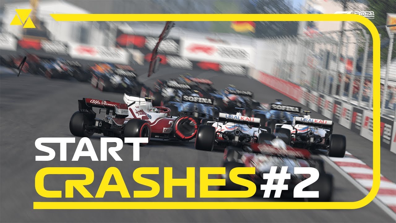 F1 2021 | START CRASH COMPILATION #2