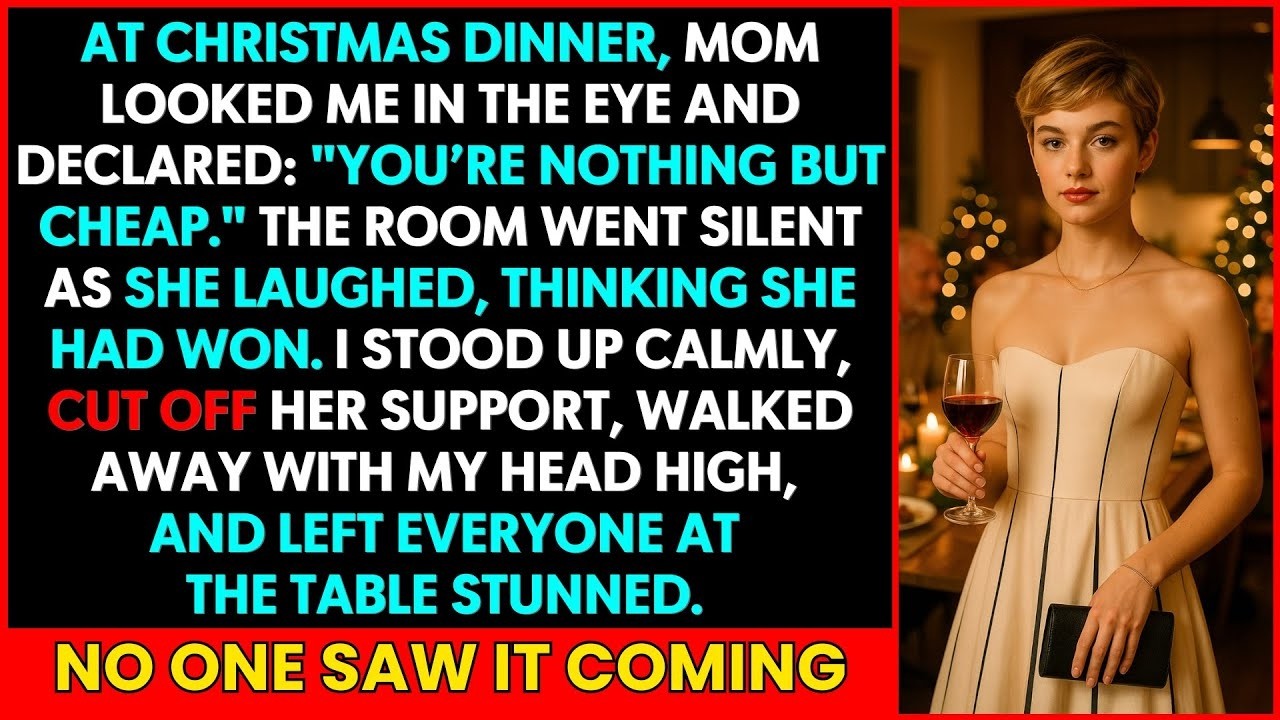 At Christmas Dinner, My Mom Declared ‘You’re Nothing But Cheap.’ What I Did Next Made Them Regret It