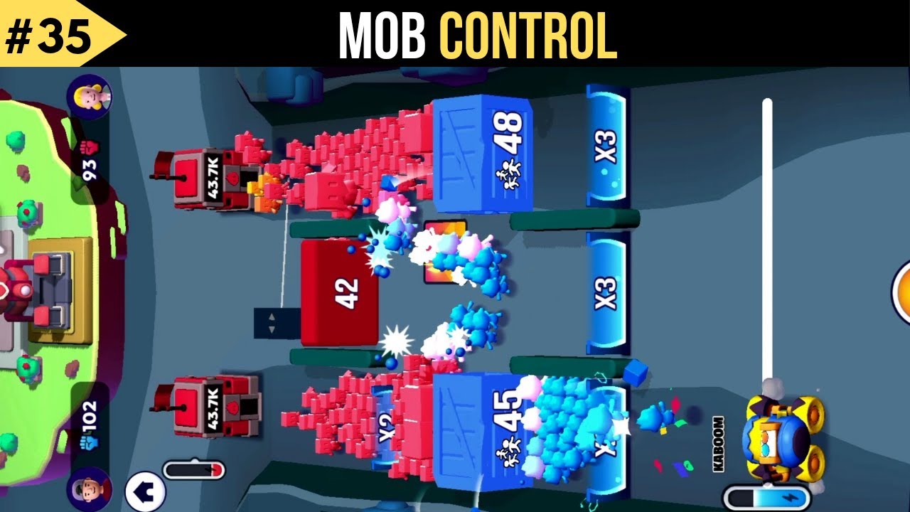 Mob control gameplay - satisfying mobile games - android gameplay