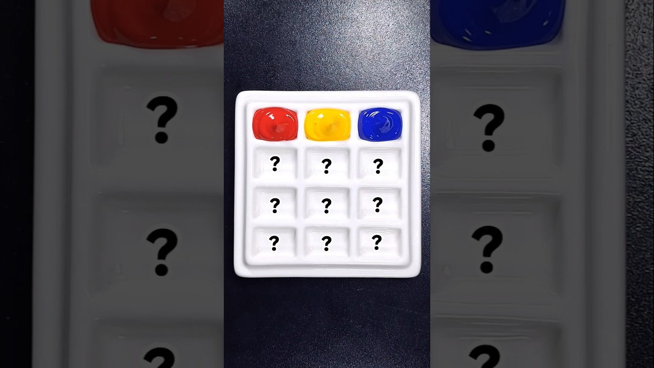 3 Primary Colors = Satisfying 