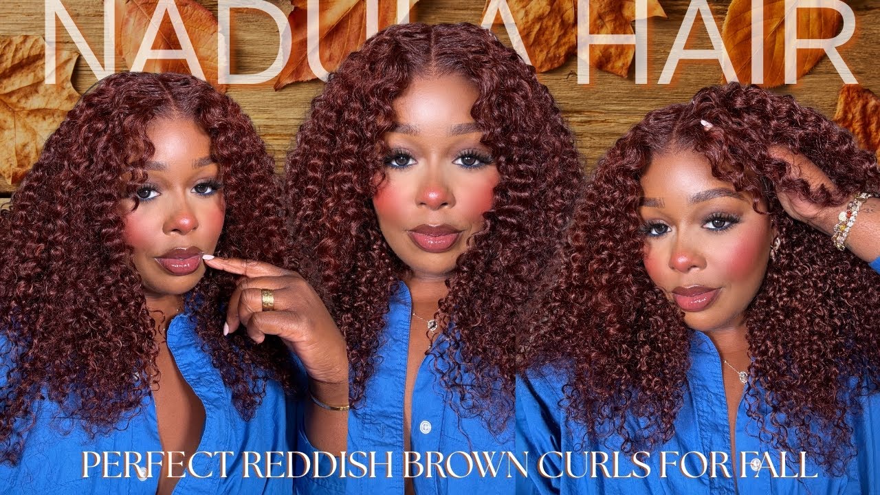 ДАРИМ ОСЕННЕЕ НАСТРОЕНИЕ! НОВЫЙ РЫЖЕ-КОРИЧНЕВЫЙ ПАРИК #33 KUNKY JERRY CURL 100% БЕЗ КЛЕЯ 7X5! |ВО...