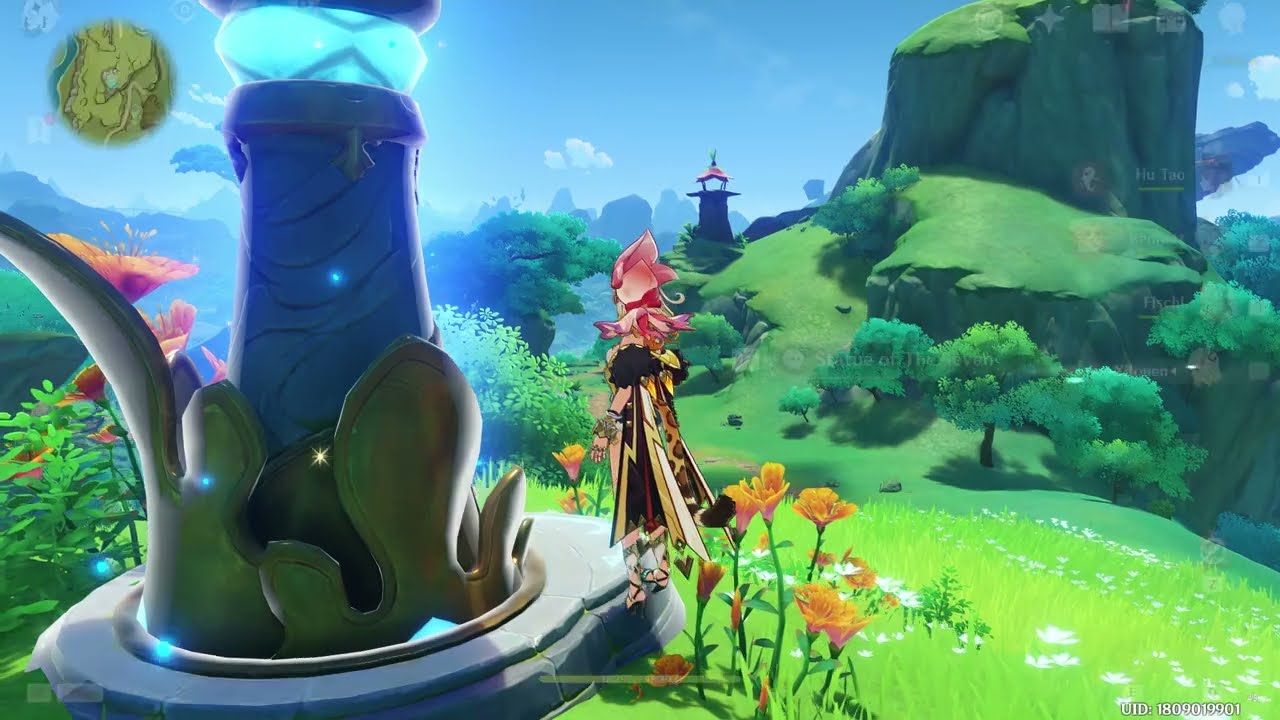 Genshin Impact all dendroculus gave to statue