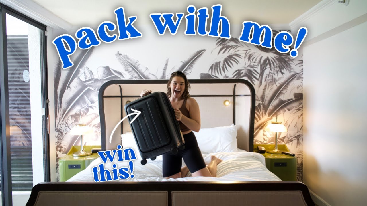 Pack With Me for a Tropical Vacation! AeroTrunk Pangolin Compression Packing + GIVEAWAY!